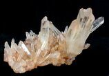 Tangerine Quartz Crystal Cluster - Madagascar #41797-3